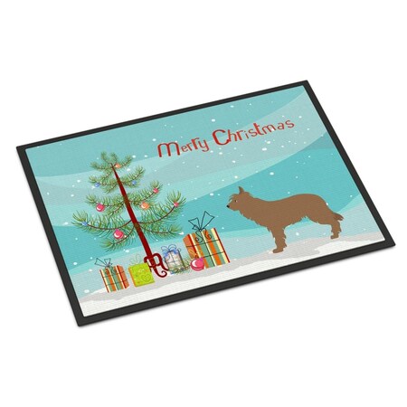 Carolines Treasures Berger Picard Christmas Indoor or Outdoor Mat, 24 x 36 in. BB8483JMAT